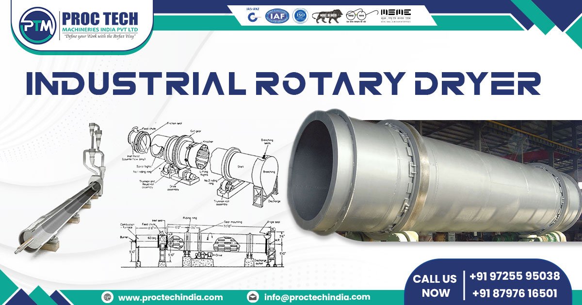 Industrial Rotary Dryer in Uttar Pradesh