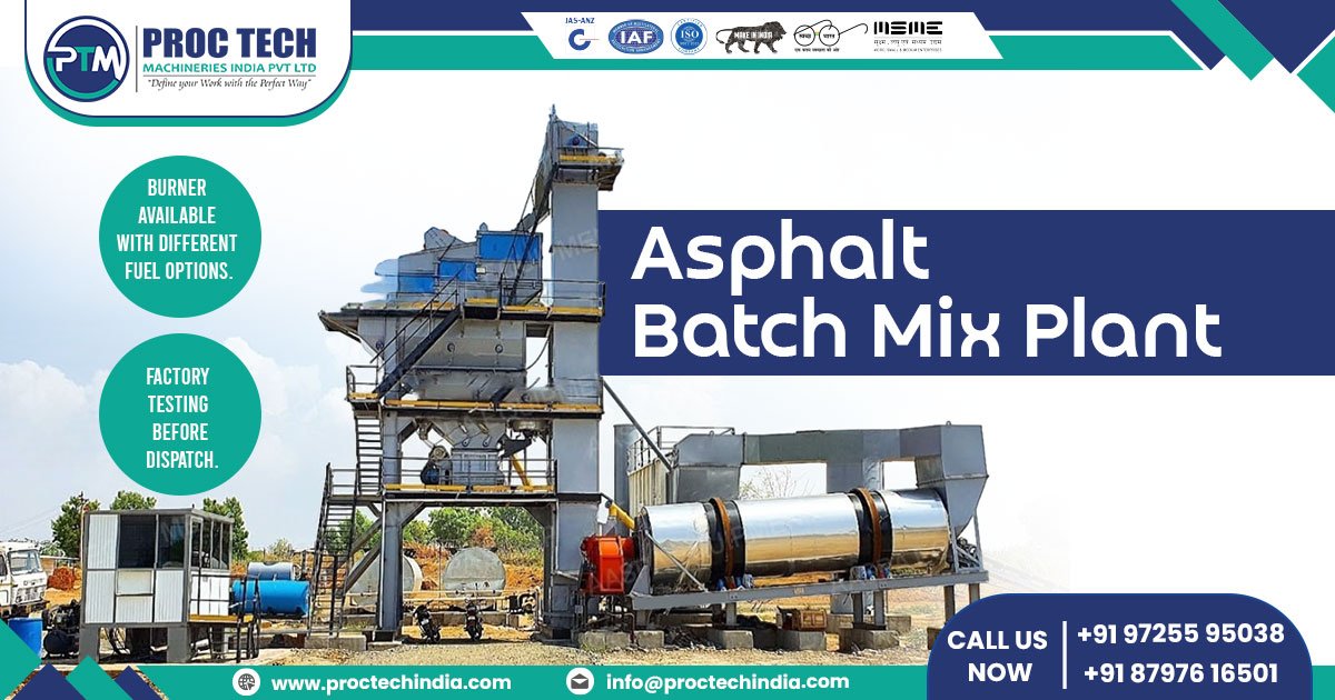 Asphalt Batch Mix Plant in West Bengal