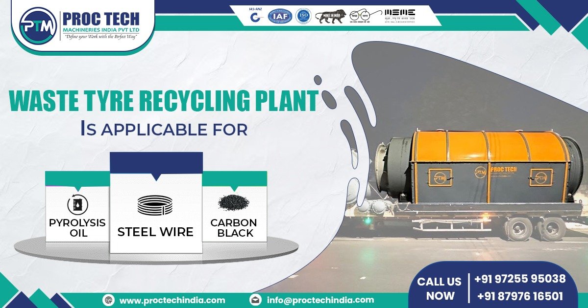 Waste Tyre Recycling Plant in Jharkhand