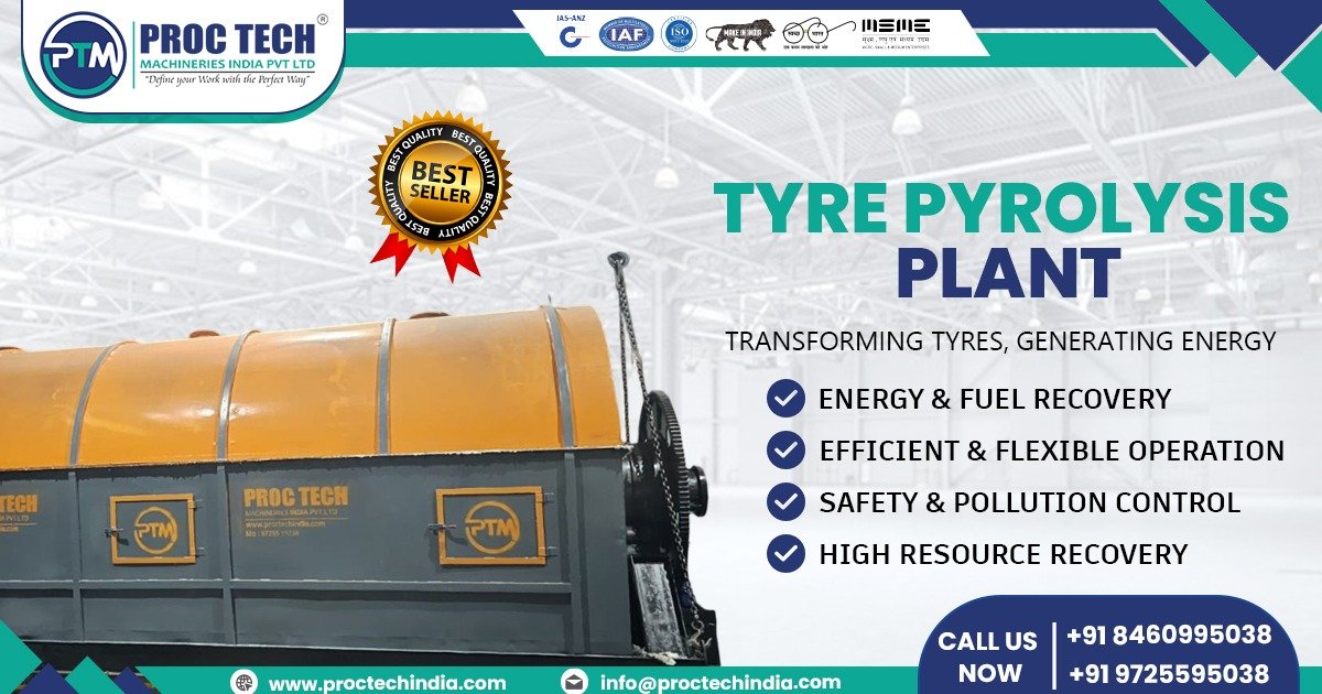 Batch Type Waste Tyre Pyrolysis Plant in Madhya Pradesh