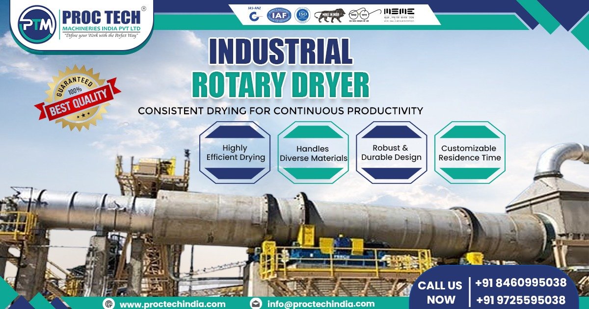 Industrial Rotary Dryer in Chhattisgarh
