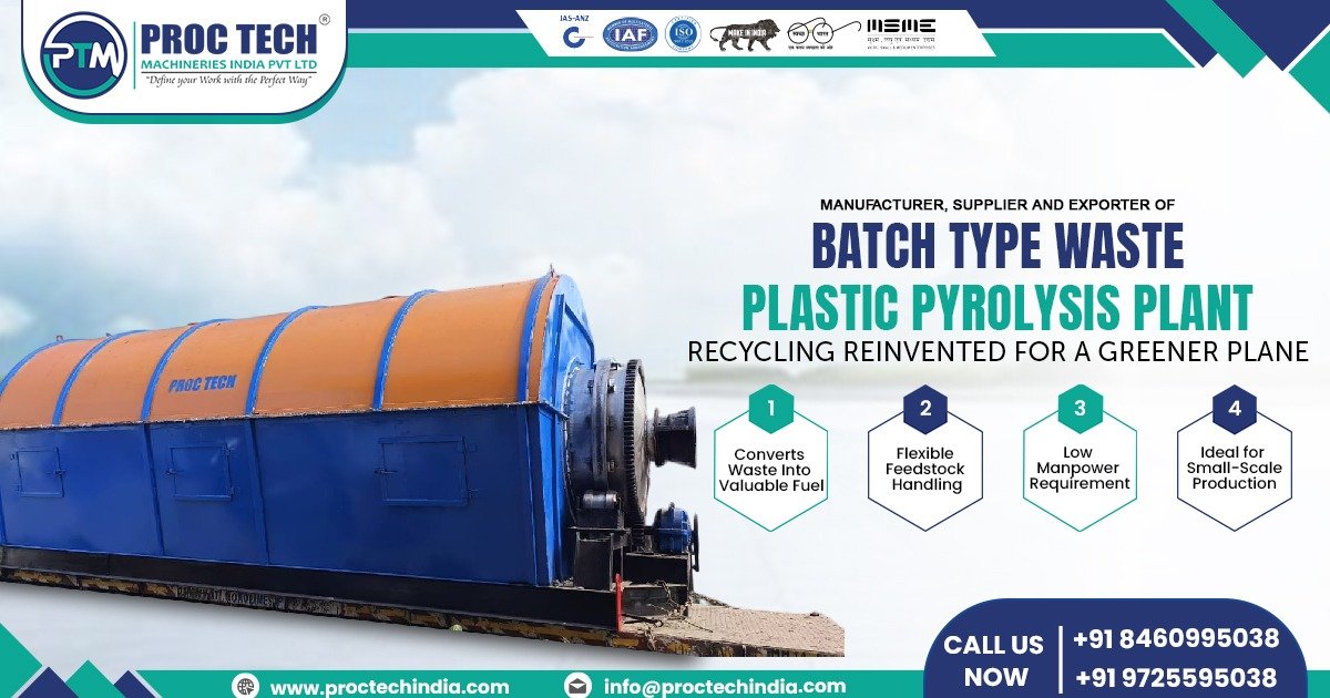 Batch Type Waste Plastic Pyrolysis Plant in Sri Lanka